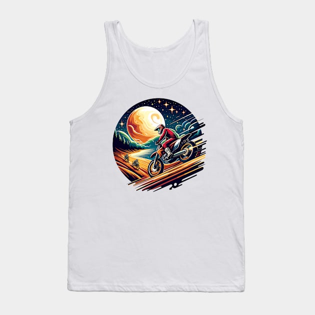 Motocross Tank Top by Vehicles-Art